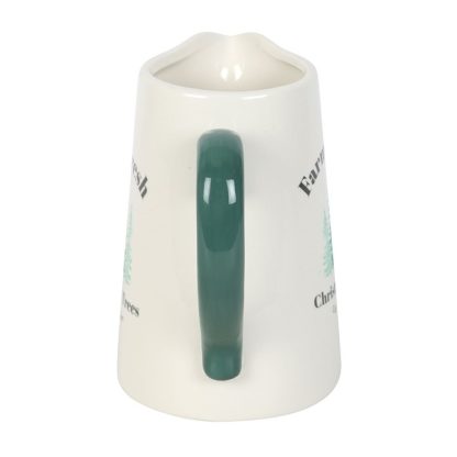 Farm Fresh Christmas Trees Ceramic Flower Jug - Image 3