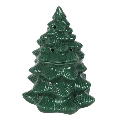 Green Fir Tree Oil Burner and Wax Warmer - Image 2