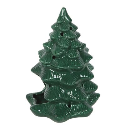 Green Fir Tree Oil Burner and Wax Warmer - Image 4