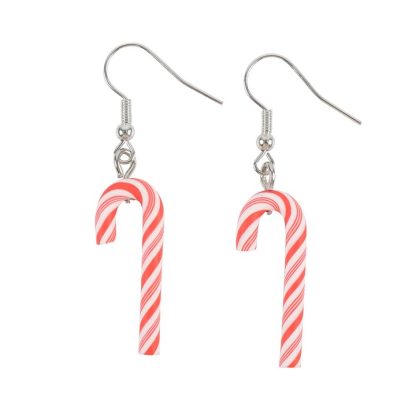 Candy Cane Dangle Earrings - Image 4