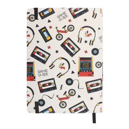 Retro 80s Print A5 Notebook - Image 3
