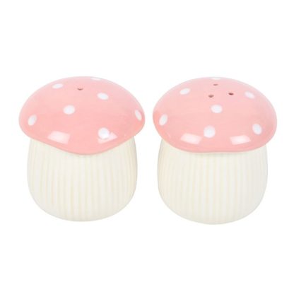 Pink Mushroom Salt and Pepper Shakers - Image 2