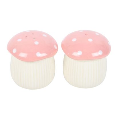 Pink Mushroom Salt and Pepper Shakers - Image 3