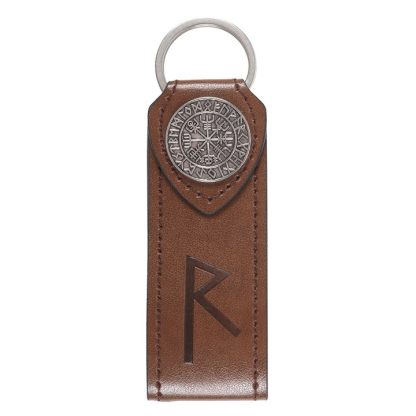 Journey Viking Rune Faux Leather Keyring - Image 2