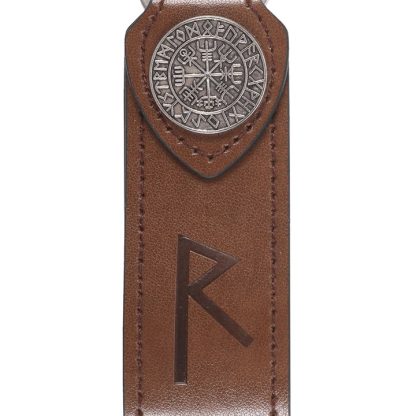 Journey Viking Rune Faux Leather Keyring - Image 3