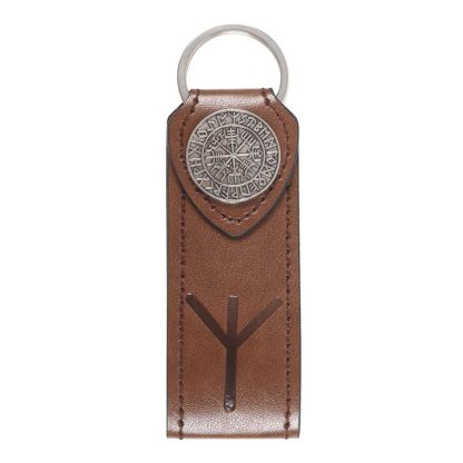 Protection Viking Rune Faux Leather Keyring - Image 2