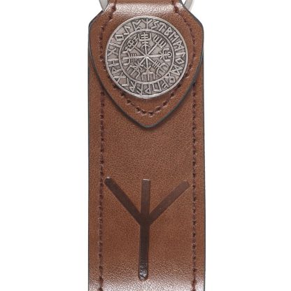 Protection Viking Rune Faux Leather Keyring - Image 3