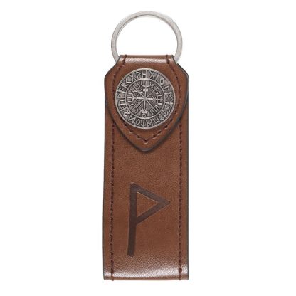 Joy Viking Rune Faux Leather Keyring - Image 2