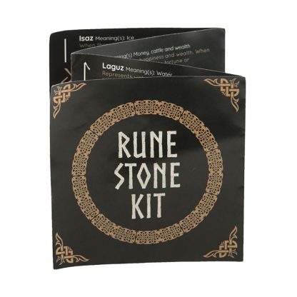 Set of 25 Black Onyx Viking Rune Stones - Image 4
