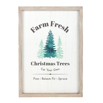 Farm Fresh Christmas Trees Framed Wall Art Print - Image 2
